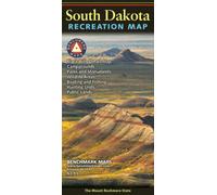 Carte des loisirs du Dakota du Sud | Benchmark Maps
