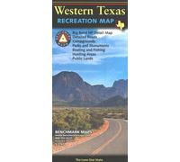 Carte des loisirs du Texas occidental | Benchmark Maps