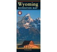 Carte des loisirs du Wyoming | Benchmark Maps