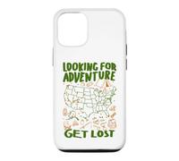 Carte des Parcs nationaux des États-Unis - pour randonnée, Camping, Aventure Coque pour iPhone 12/12 Pro