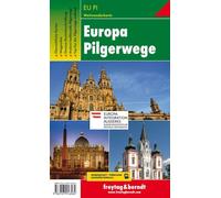 Carte des pèlerinages en Europe | Freytag & Berndt