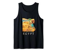 Carte des Racines égyptiennes - Pyramides du Caire Gizeh Souvenir de l'Égypte Débardeur