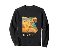 Carte des Racines égyptiennes - Pyramides du Caire Gizeh Souvenir de l'Égypte Sweatshirt
