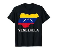 Carte des racines vénézuéliennes Fierté vénézuélienne Drapeau du Venezuela T-Shirt
