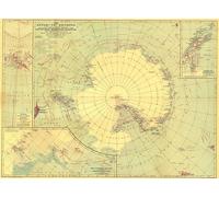 Carte des régions antarctiques de 1932
