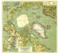 Carte des régions arctiques de 1925