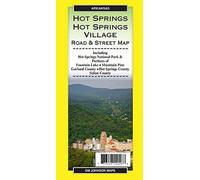Carte des routes et des rues de Hot Springs, Arkansas | GM Johnson