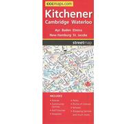 Carte des rues de Kitchener, Cambridge et Waterloo | MapArt