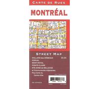 Carte des rues de Montréal, Canada | GM Johnson