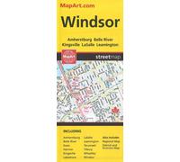 Carte des rues de Windsor Ontario | Canadian Cartographics Corporation