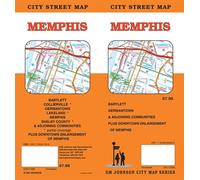 Carte des rues - Memphis, Tennessee | GM Johnson