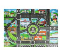 Carte des Rues pour - Tapis de Jeu décoratif pour la Circulation routière, Carte de stationnement de la Ville, Tapis de Jeu pour Apprendre et s'amuser, Tapis de Jeu pour Chambre à Coucher