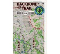 Carte des sentiers Backbone | Tom Harrison Maps