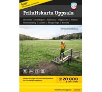 Carte des sentiers - Uppsala friluftskarta (Suède) | Calazo