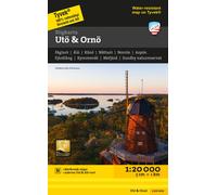 Carte des sentiers - Utö & Ornö stigkarta (Suède) | Calazo