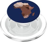 Carte des Tons de Peau de l'Afrique PopSockets PopGrip pour MagSafe