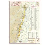 Carte des vins d'Alsace