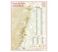 Carte des vins d'alsace - - Benoît France - Benoit France - Atlas / carte