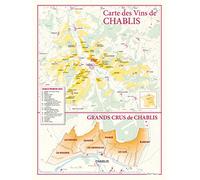 Carte des vins de Chablis et des Grands Crus