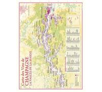 Carte des vins de champagne vallee de la marne - - Benoît France - Benoit France - Atlas / carte