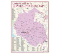 Carte des vins de chateauneuf du pape - - Benoît France - Benoit France - Atlas / carte