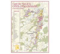 Carte des vins de la cote chalonnaise et du couchois - Benoît France - Benoit France - broché - Atlas / carte