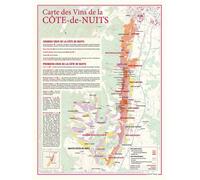 Carte des vins de la cote-de-nuits - - Benoît France - Benoit France - Atlas / carte