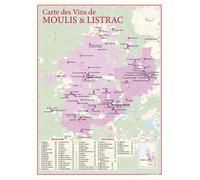 Carte des vins de Moulis et de Listrac | Benoit France