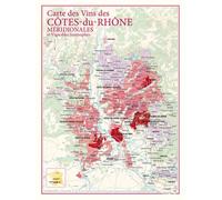 Carte des vins des Côtes-du-Rhône méridionales | Benoit France