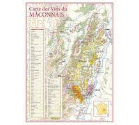 Carte des vins du maconnais - Benoît France - Benoit France - broché - Atlas / carte