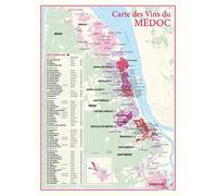 Carte des vins du medoc - - Benoît France - Benoit France - Atlas / carte