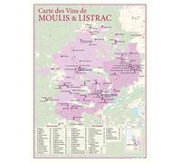 Carte des Visn de Moulis et de Listrac