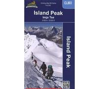 Carte d'escalade du Népal - Island Peak | Himalayan MapHouse