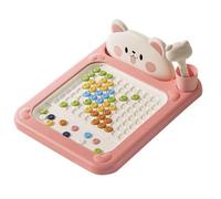 Carte dessins magnétique dessin animé | Shibas & Bear Dot Art Toy pour enfant | Des cartes dessins magnétiques doodle drôles avec stylo | Carte dessin plaquemagnétique interactive pour tout-petits