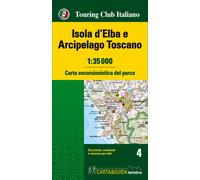 Carte détailée + guide - Ile d'Elbe & Archipel Toscan | Touring Club Italiano