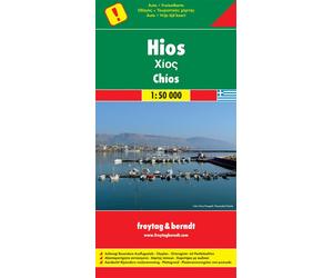 Carte détaillée - Chios (Grèce)| Freytag & Berndt