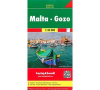 Carte détaillée - Malte et Gozo | Freytag & Berndt