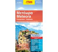Carte détaillée - Météores, n° 413 (Thessalie, Grèce) | Orama