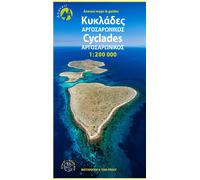 Carte détaillée R1 - Cyclades & Iles Saroniques | Anavasi