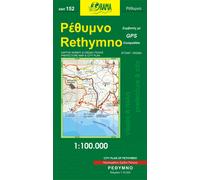 Carte détaillée - Rethymnon, n° 152 (Crète) | Orama