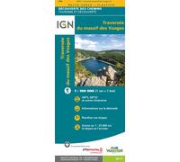 Carte détaillée - Traversée du massif des Vosges | IGN