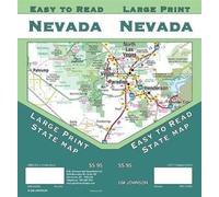 Carte d'état - Nevada (facile à lire, gros caractères) | GM Johnson