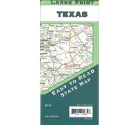 Carte d'état - Texas (gros caractères) | GM Johnson