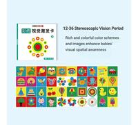 Carte D'éthiculation Visuelle Montessori Pour Bébé,Jouet Noir Et Blanc,Cartes Flash,Grands Abonnés,Jouets D'apprenticumbria - Type 12-24 Months #A