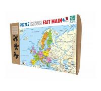 Puzzle Michèle Wilson – Puzzle en bois Wilson K74-50 – Carte d'Europe, 50 pièces