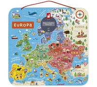 Carte D'europe Magnétique (Bois)
