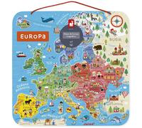 Carte D'europe Magnétique (Bois)