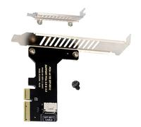 Carte D'expansion PCIe - Carte Adaptateur, Fente Haute Vitesse | Carte De Données Double Interface, Accessoire De De Signal Avancé pour Carte Mère, Mise À Jour De Bureau, Travail