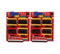Carte D'extension A4988 V3 2 Pièces pour Imprimante 3d | 12 à 36 V Cc, Broche Pwm et Broche de Direction, Support 4 Axes, Plastique Noir