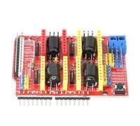 Carte d'extension CNC, 3 Pièces Carte d'extension CNC V3 Carte d'extension de Graveur Imprimante 3D V3 A4988 Module Pilote pour Imprimante 3D, Dissipateurs de Chaleur